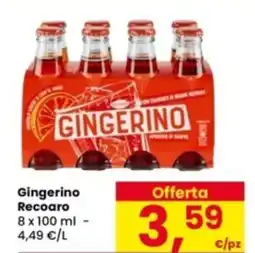 Eurospar Gingerino Recoaro offerta