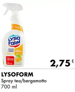 Iper Tosano LYSOFORM Spray tea/bergamotto offerta