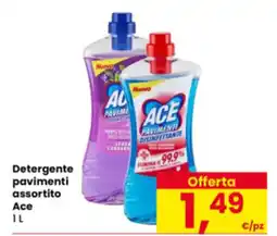 Eurospar Detergente pavimenti assortito Ace offerta