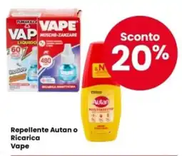 Eurospar Repellente Autan o Ricarica Vape offerta