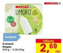 Eurospar 6 Limoriz Despar offerta
