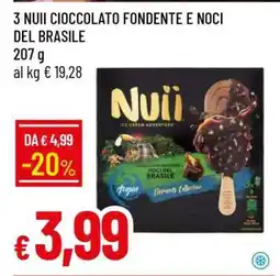 Famila 3 NUII CIOCCOLATO FONDENTE E NOCI DEL BRASILE offerta