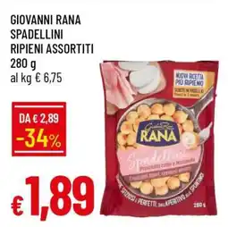 Famila Giovanni Rana Spadellini Ripieni Assortiti offerta