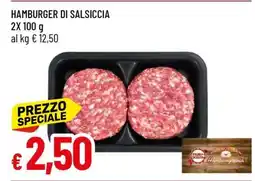Famila HAMBURGER DI SALSICCIA offerta