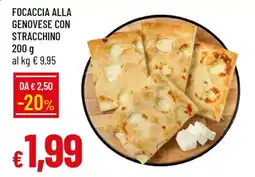 Famila FOCACCIA ALLA GENOVESE CON STRACCHINO offerta
