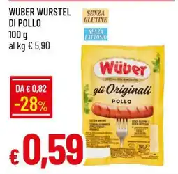 Famila Wuber Wurstel di Pollo offerta