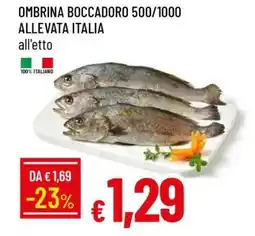 Famila OMBRINA BOCCADORO 500/1000 ALLEVATA ITALIA offerta
