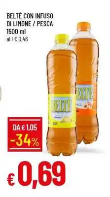 Famila BELTÈ CON INFUSO DI LIMONE / PESCA offerta
