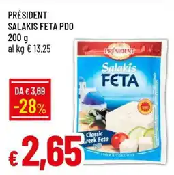 Famila PRÉSIDENT SALAKIS FETA PDO offerta