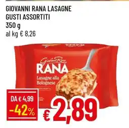 Famila GIOVANNI RANA LASAGNE GUSTI ASSORTITI offerta
