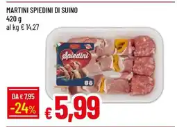 Famila MARTINI SPIEDINI DI SUINO offerta