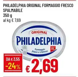 Famila PHILADELPHIA ORIGINAL FORMAGGIO FRESCO SPALMABILE offerta