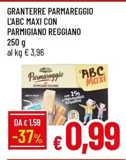 Famila GRANTERRE PARMAREGGIO L'ABC MAXI CON PARMIGIANO REGGIANO offerta