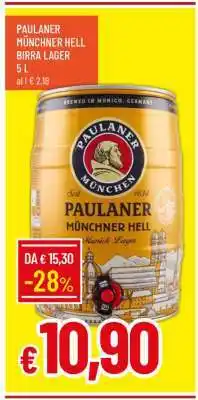 Famila PAULANER MÜNCHNER HELL BIRRA LAGER offerta