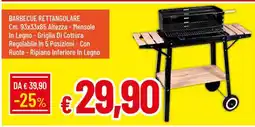 Famila BARBECUE RETTANGOLARE offerta