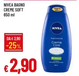 Famila NIVEA BAGNO CREME SOFT 650 ml offerta