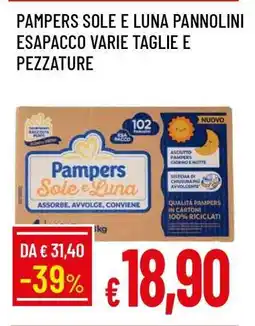 Famila Pampers Sole e Luna Pannolini offerta