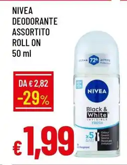 Famila NIVEA DEODORANTE ASSORTITO ROLL ON 50 ml offerta
