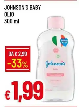 Famila JOHNSON'S BABY OLIO offerta