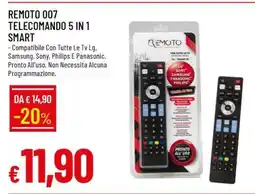 Famila REMOTO 007 TELECOMANDO 5 IN 1 SMART offerta