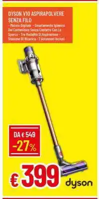Famila DYSON V10 ASPIRAPOLVERE SENZA FILO offerta