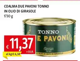 Famila COALMA DUE PAVONI TONNO IN OLIO DI GIRASOLE offerta