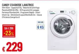 Famila CANDY CS41061DE LAVATRICE offerta