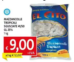 Famila MAZZANCOLLE TROPICALI SGUSCIATE 41/50 GL 25% offerta