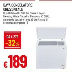 Famila DAYA CONGELATORE ORIZZONTALE offerta