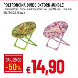 Famila POLTRONCINA BIMBO OXFORD JUNGLE offerta