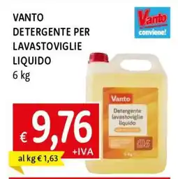 Famila VANTO DETERGENTE PER LAVASTOVIGLIE LIQUIDO offerta