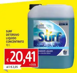 Famila SURF DETERSIVO LIQUIDO CONCENTRATO 10 L offerta