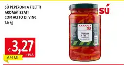 Famila SÙ Peperoni a Filetti Aromatizzati con Aceto di Vino offerta