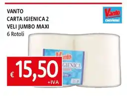 Famila VANTO CARTA IGIENICA 2 VELI JUMBO MAXI offerta