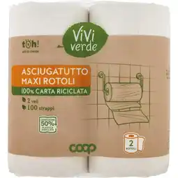 Coop ASCIUGATUTTO MAXI VIVI VERDE offerta
