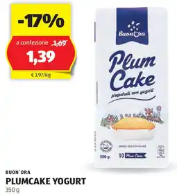ALDI BUON'ORA plumcake yogurt offerta