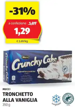 ALDI Mucci tronchetto alla vaniglia offerta