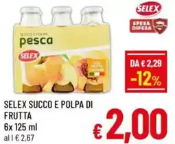 A&O Selex succo e polpa di frutta offerta