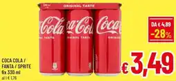 A&O Coca cola / fanta / sprite offerta