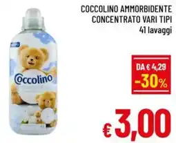 A&O Coccolino ammorbidente concentrato vari tipi offerta
