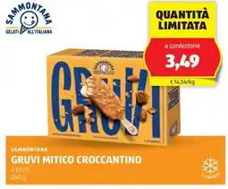 ALDI SAMMONTANA GRUVI MITICO CROCCANTINO 4 pezzi offerta