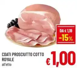 A&O Coati prosciutto cotto royale offerta