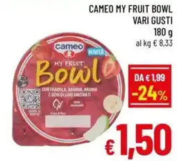 A&O Cameo my fruit bowl vari gusti offerta