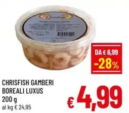 A&O Chrisfish gamberi boreali luxus offerta