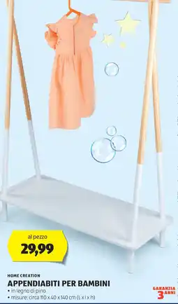 ALDI HOME CREATION Appendiabiti per bambini offerta