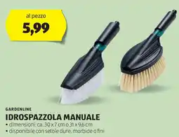ALDI GARDENLINE Idrospazzola manuale offerta
