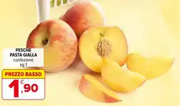 Iperal Pesche pasta gialla offerta
