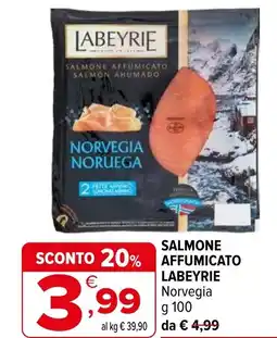 Iperal Salmone affumicato LABEYRIE offerta