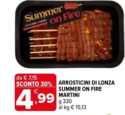 Iperal Arrosticini di lonza summer on fire martini offerta