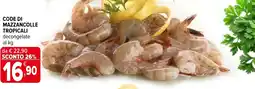 Iperal Code di mazzancolle tropicali offerta